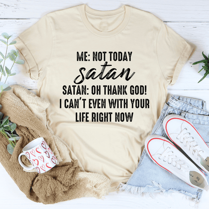 Not Today Satan Tee shopmerchmallow Not Today Satan Tee