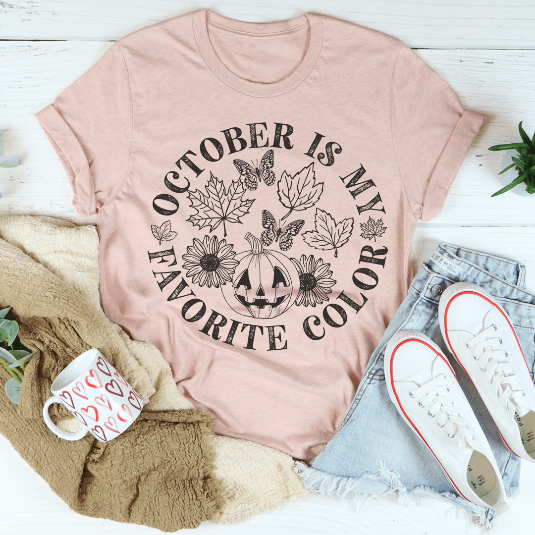 October Is My Favorite Color Tee shopmerchmallow October Is My Favorite Color Tee