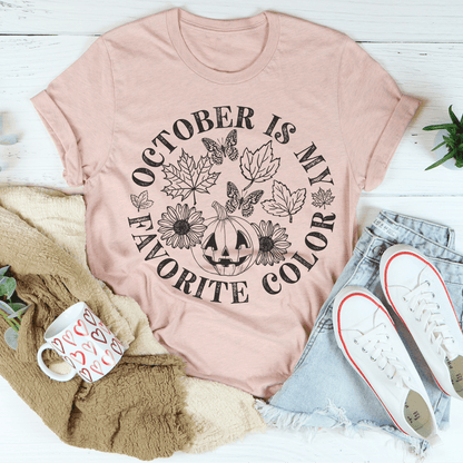 October Is My Favorite Color Tee shopmerchmallow October Is My Favorite Color Tee