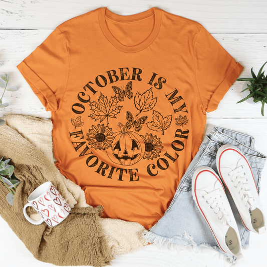 October Is My Favorite Color Tee shopmerchmallow October Is My Favorite Color Tee