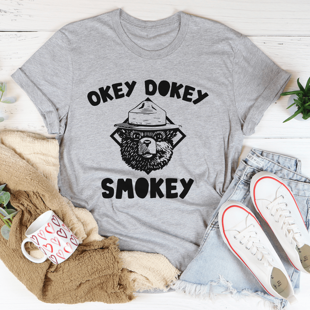 Okey Dokey Smokey Tee shopmerchmallow Okey Dokey Smokey Tee