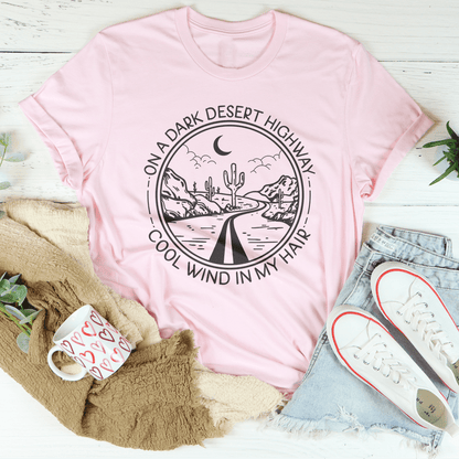 On A Dark Desert Highway Tee shopmerchmallow On A Dark Desert Highway Tee
