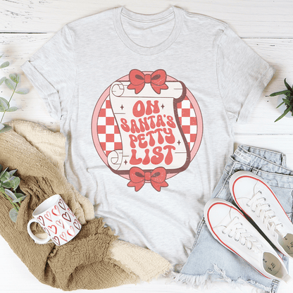 On Santa's Petty List Tee shopmerchmallow On Santa's Petty List Tee