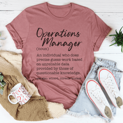 Operations Manager Tee