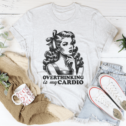 Overthinking Is My Cardio Tee shopmerchmallow Overthinking Is My Cardio Tee