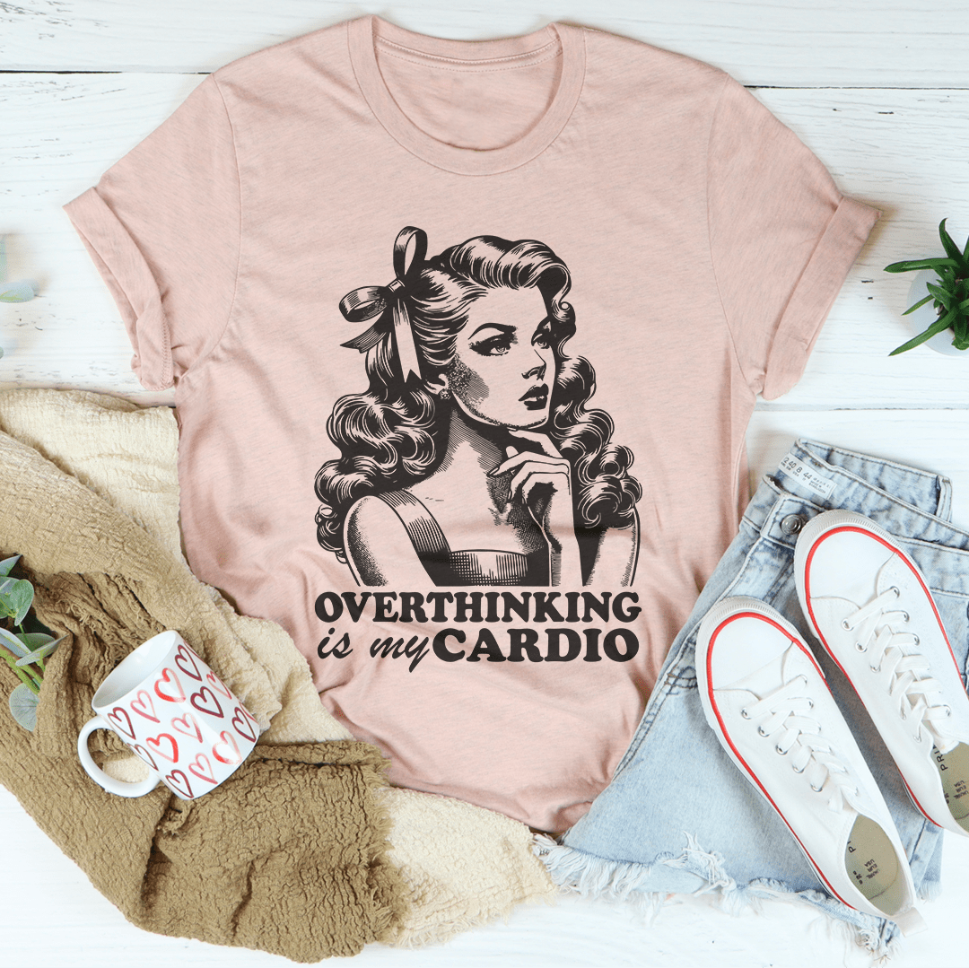 Overthinking Is My Cardio Tee shopmerchmallow Overthinking Is My Cardio Tee