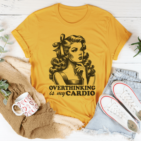 Overthinking Is My Cardio Tee shopmerchmallow Overthinking Is My Cardio Tee
