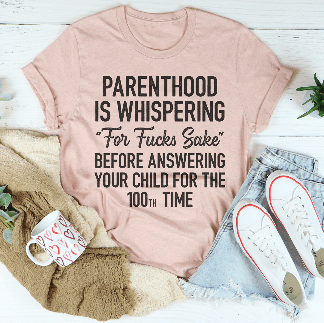 Parenthood Is Whispering Tee shopmerchmallow Parenthood Is Whispering Tee