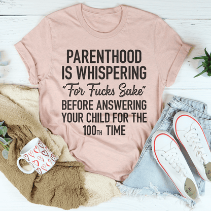 Parenthood Is Whispering Tee shopmerchmallow Parenthood Is Whispering Tee