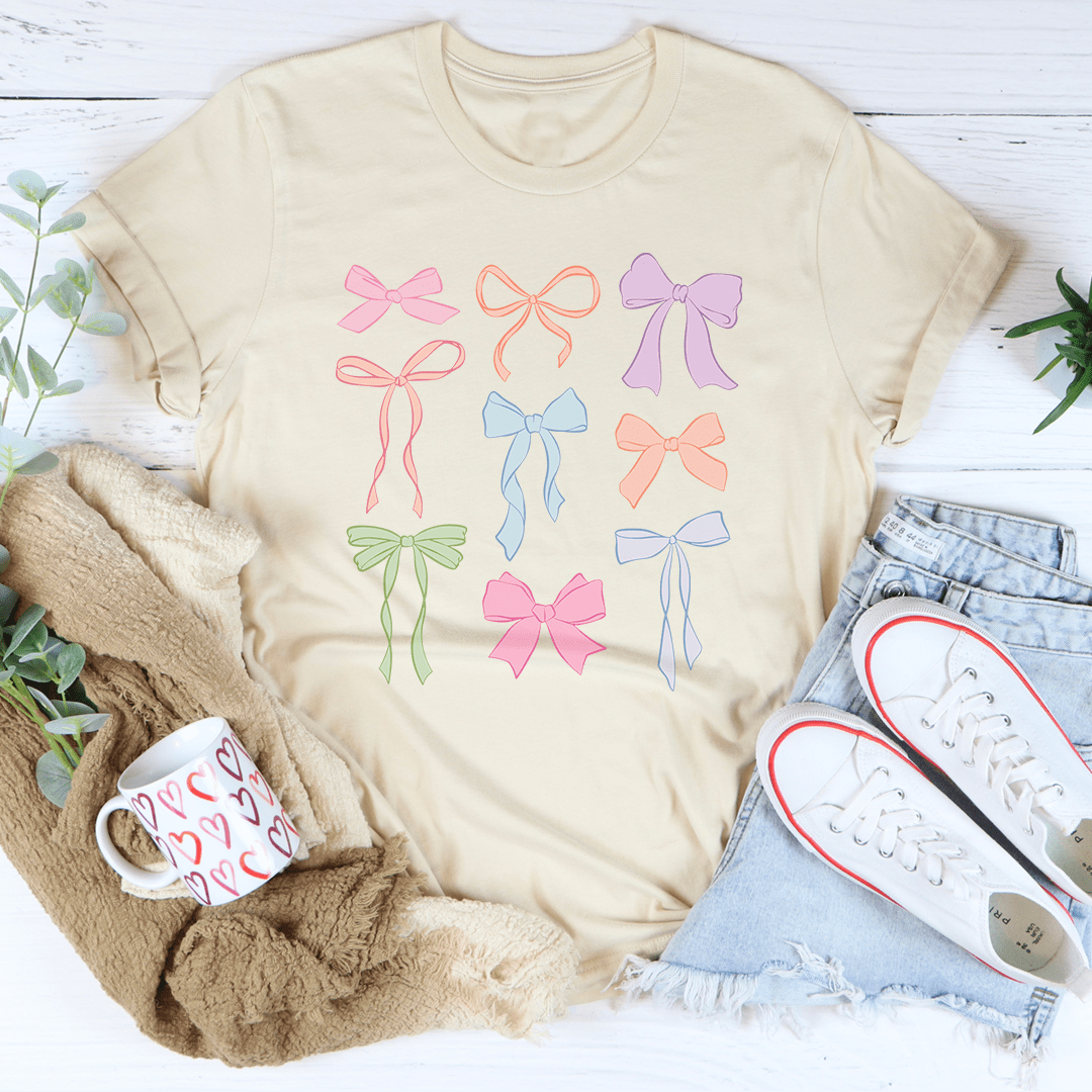 Pastel Bows Tee shopmerchmallow Pastel Bows Tee