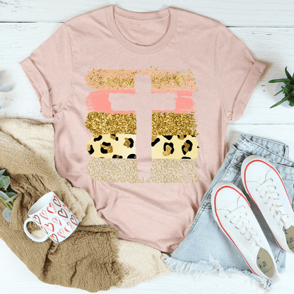Pink Cross Tee shopmerchmallow Pink Cross Tee