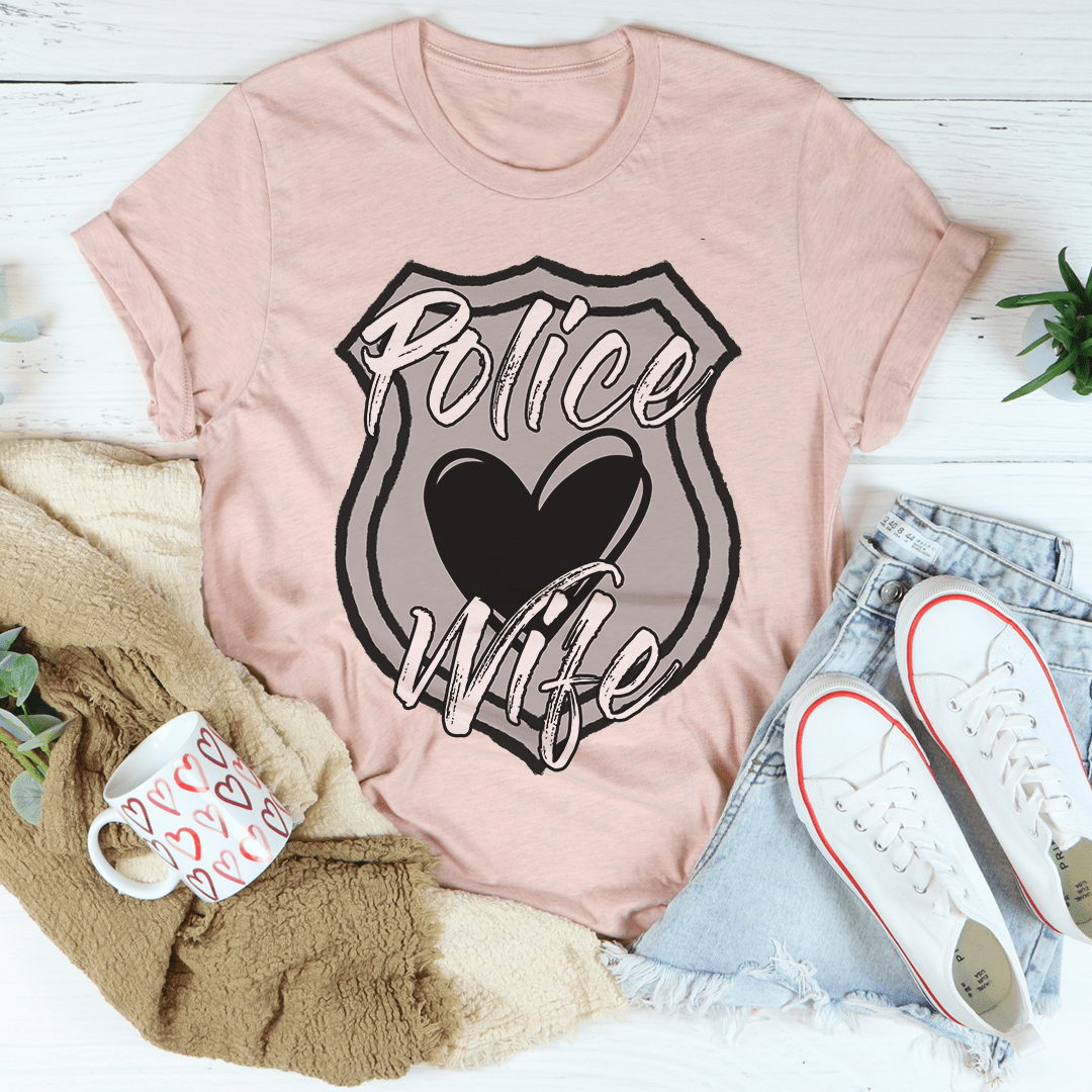 Police Wife Tee shopmerchmallow Police Wife Tee