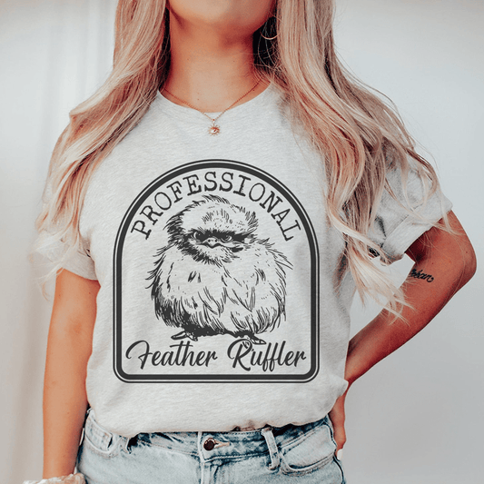 Professional Feather Ruffler Tee shopmerchmallow Professional Feather Ruffler Tee