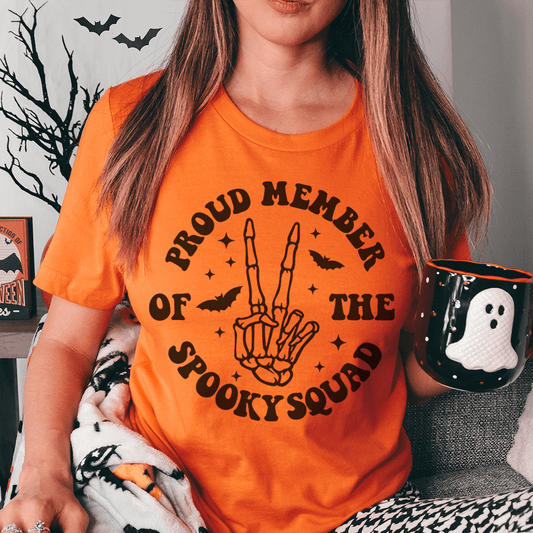 Proud Member Of The Spooky Squad Tee shopmerchmallow Proud Member Of The Spooky Squad Tee
