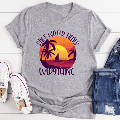 Salt Water Heals Everything Tee shopmerchmallow Salt Water Heals Everything Tee