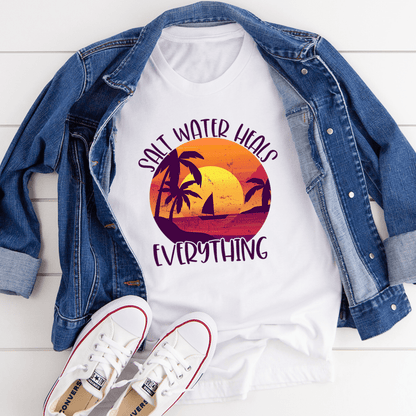 Salt Water Heals Everything Tee shopmerchmallow Salt Water Heals Everything Tee