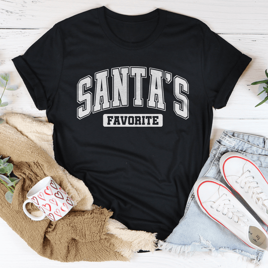 Santa's Favorite Tee shopmerchmallow Santa's Favorite Tee