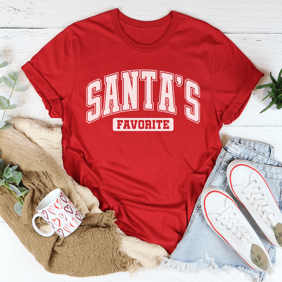Santa's Favorite Tee shopmerchmallow Santa's Favorite Tee