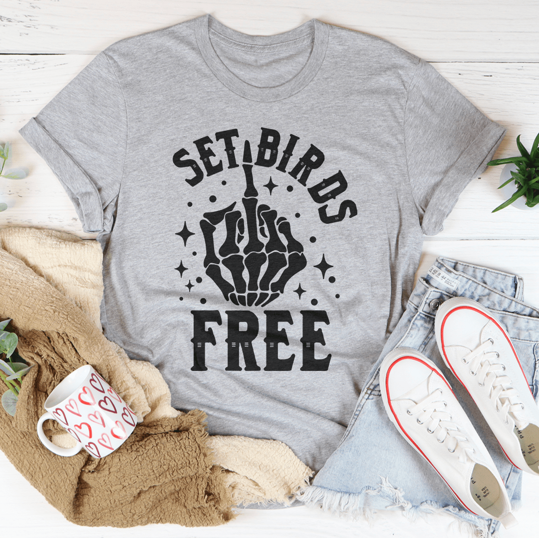 Set Birds Free Tee shopmerchmallow Set Birds Free Tee
