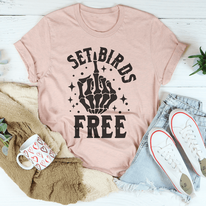 Set Birds Free Tee shopmerchmallow Set Birds Free Tee