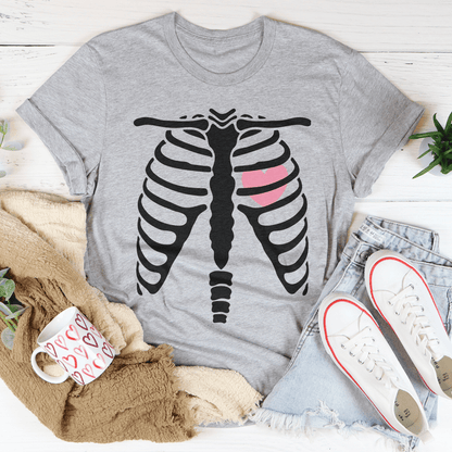 Skeleton With Heart Tee