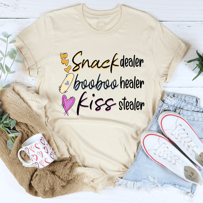 Snack Dealer Booboo Healer Kiss Stealer Tee shopmerchmallow Snack Dealer Booboo Healer Kiss Stealer Tee
