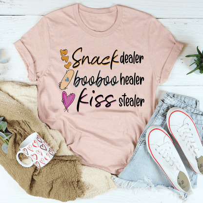 Snack Dealer Booboo Healer Kiss Stealer Tee shopmerchmallow Snack Dealer Booboo Healer Kiss Stealer Tee