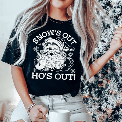 Snow's Out Ho's Out Tee shopmerchmallow Snow's Out Ho's Out Tee