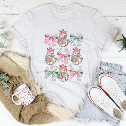 Snowman Coquette Tee shopmerchmallow Snowman Coquette Tee