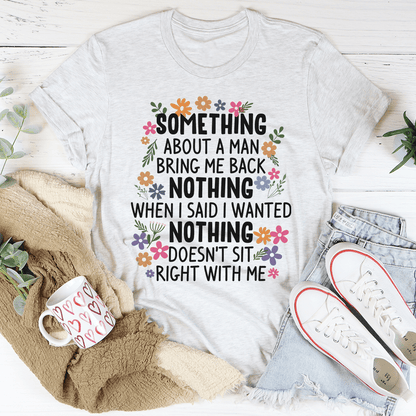 Something About A Man Tee shopmerchmallow Something About A Man Tee
