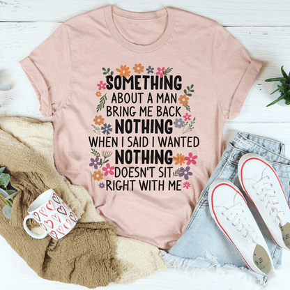 Something About A Man Tee shopmerchmallow Something About A Man Tee
