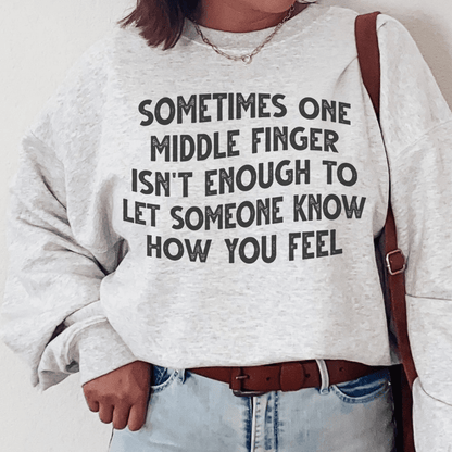 Sometimes One Middle Finger Is Not Enough shopmerchmallow Sometimes One Middle Finger Is Not Enough
