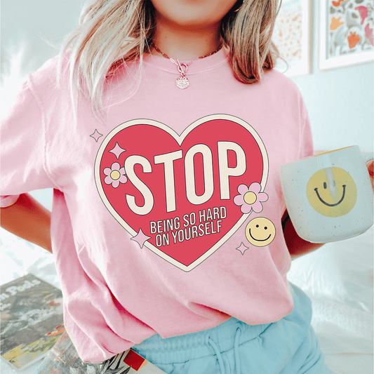 Stop Being So Hard On Yourself Tee shopmerchmallow Stop Being So Hard On Yourself Tee
