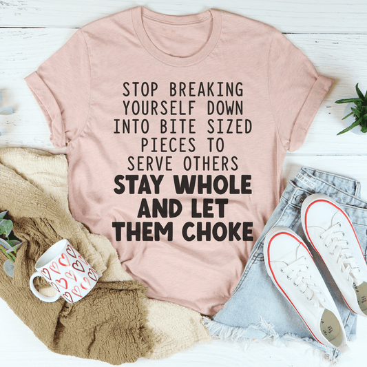 Stop Breaking Yourself Tee shopmerchmallow Stop Breaking Yourself Tee