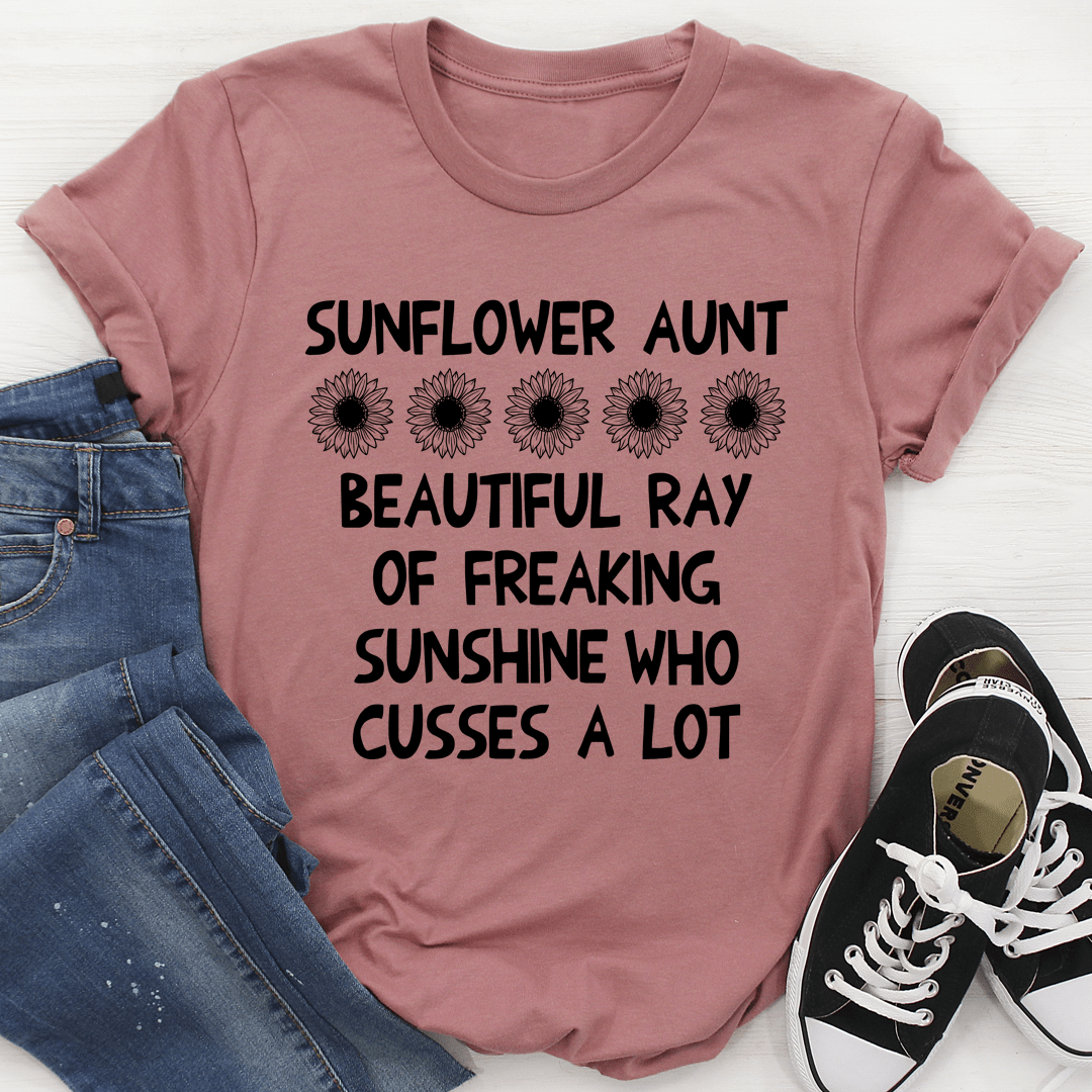 Sunflower Aunt Tee shopmerchmallow Sunflower Aunt Tee