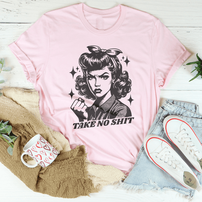 Take No Shit Retro Tee shopmerchmallow Take No Shit Retro Tee