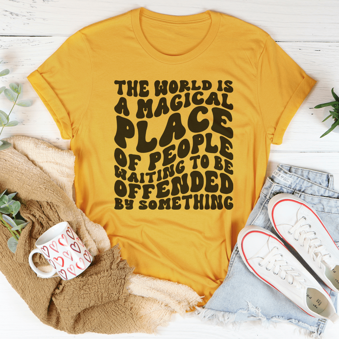 The World Is A Magical Place Of People Waiting Tee shopmerchmallow The World Is A Magical Place Of People Waiting Tee