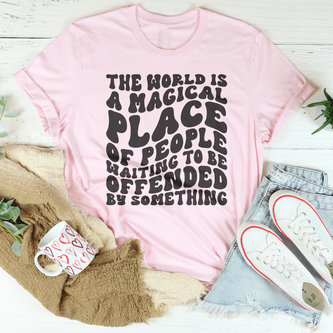 The World Is A Magical Place Of People Waiting Tee shopmerchmallow The World Is A Magical Place Of People Waiting Tee