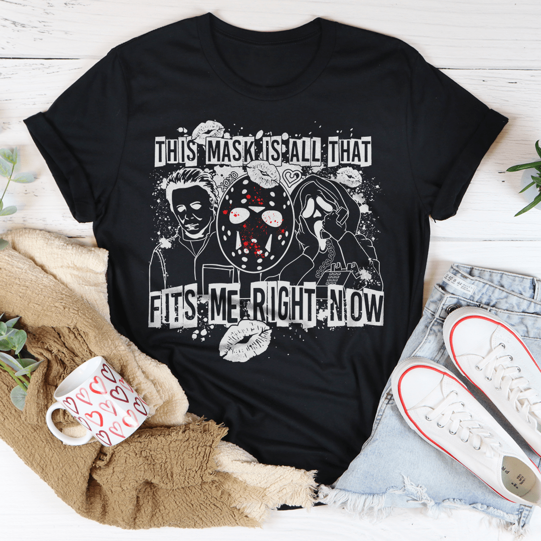 This Mask Is All That Fits Me Right Now Halloween Tee shopmerchmallow This Mask Is All That Fits Me Right Now Halloween Tee