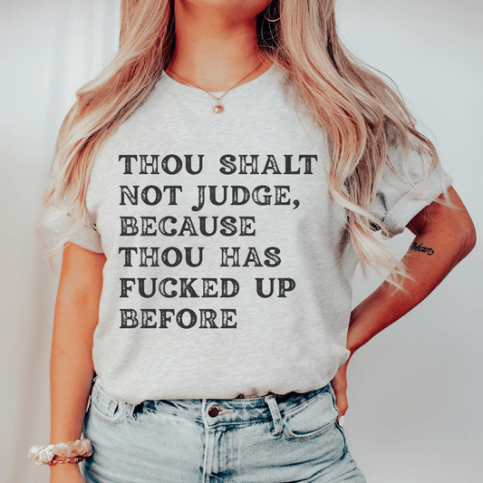 Thou Shalt Not Judge Tee shopmerchmallow Thou Shalt Not Judge Tee