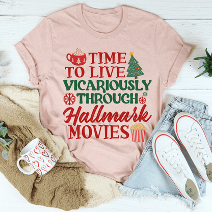Time to Live Vicariously Christmas Tee shopmerchmallow Time to Live Vicariously Christmas Tee
