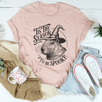 Tis The Season To Be Spooky Capybara Tee shopmerchmallow Tis The Season To Be Spooky Capybara Tee