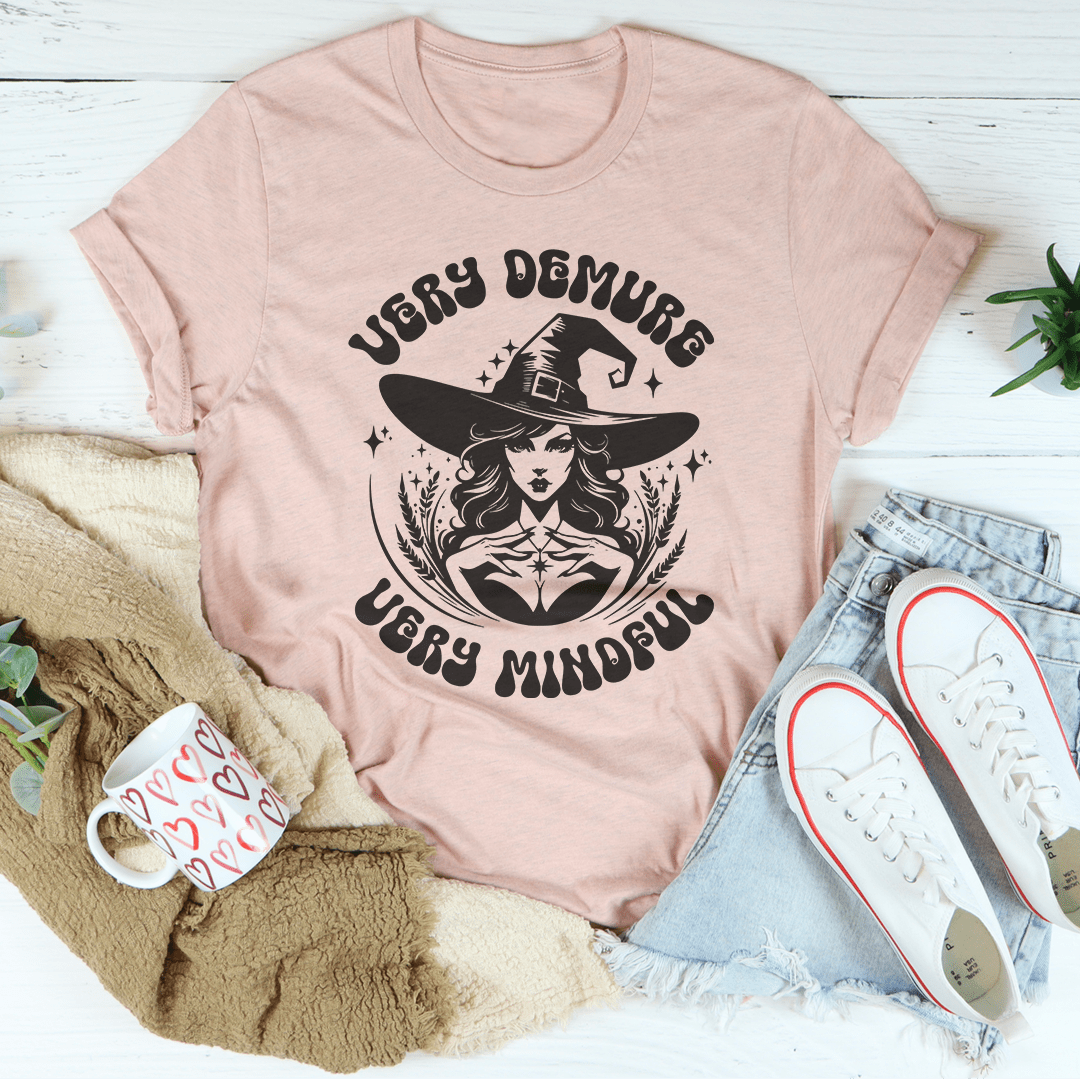 Very Demure Very Mindful Tee shopmerchmallow Very Demure Very Mindful Tee