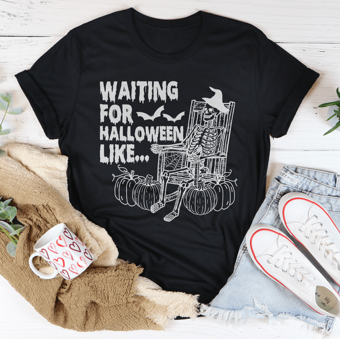 Waiting For Halloween Like Tee shopmerchmallow Waiting For Halloween Like Tee