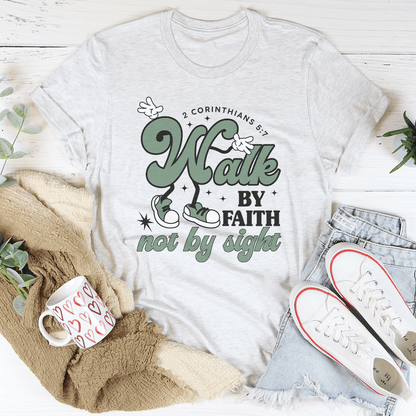 Walk By Faith Not By Sight Tee shopmerchmallow Walk By Faith Not By Sight Tee
