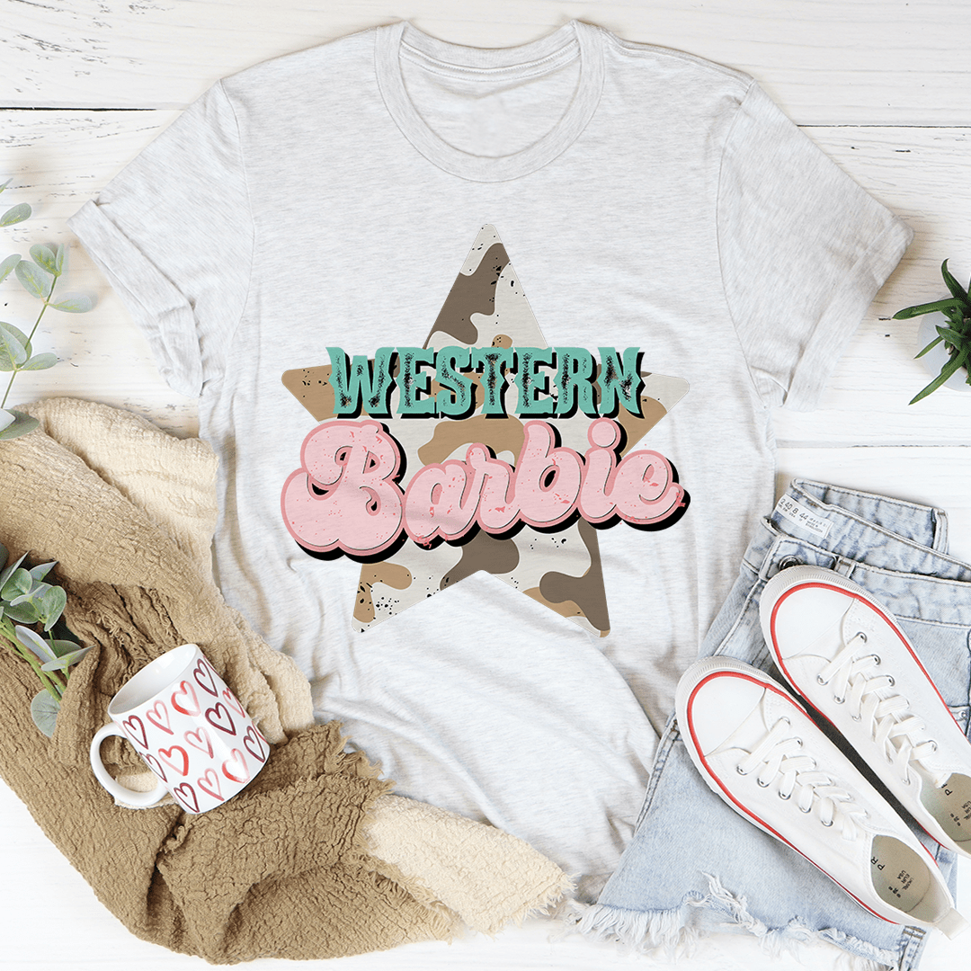 Western Barbie Star Tee shopmerchmallow Western Barbie Star Tee