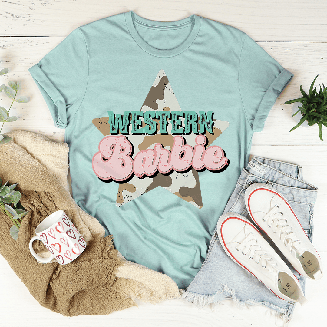 Western Barbie Star Tee shopmerchmallow Western Barbie Star Tee