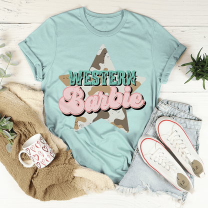 Western Barbie Star Tee shopmerchmallow Western Barbie Star Tee