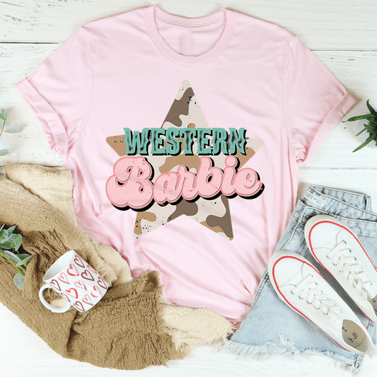 Western Barbie Star Tee shopmerchmallow Western Barbie Star Tee