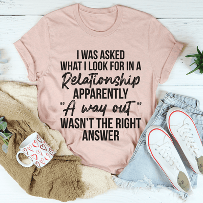 What I Look For In A Relationship Tee shopmerchmallow What I Look For In A Relationship Tee